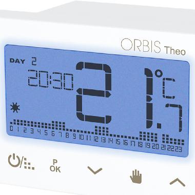 THEO Cronotermostato digitale da incasso, programmazione settimanale, alim. 2 batterie 1,5V product photo Photo 05 3XL