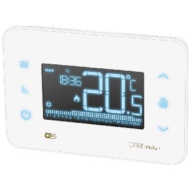 NEXU+ WiFi BIANCO Cronotermostato digitale da parete comunicazione WiFi, programmazione settimanale, alim. 230V product photo Photo 02 3XL