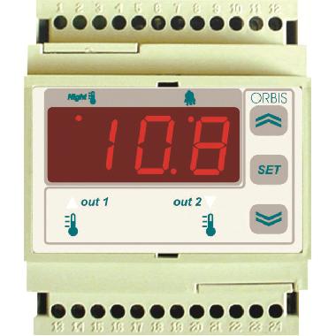 SCD210E3/A665 TERMOREGOLATORE DIGITALE MODULARE , 4 moduli DIN, IN: 1 sonda PT100 e 1 digitale, OUT: 1 relè, campo lavoro -80°C +800°C, 230 V product photo Photo 01 3XL