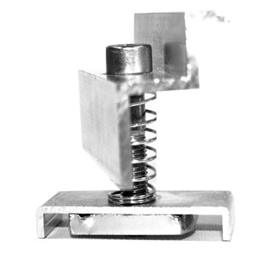 MPT-P30R Morsetto TERMINALE PREASSEMBLATO fissaggio moduli, colore ALLUMINIO, spessore modulo ammesso 29 - 30mm product photo Photo 01 3XL