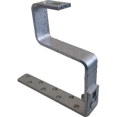 SSR-DC Staffa in ACCIAIO AISI 304 per tegole DOPPIO COPPO, spessore 5mm product photo Photo 01 3XL