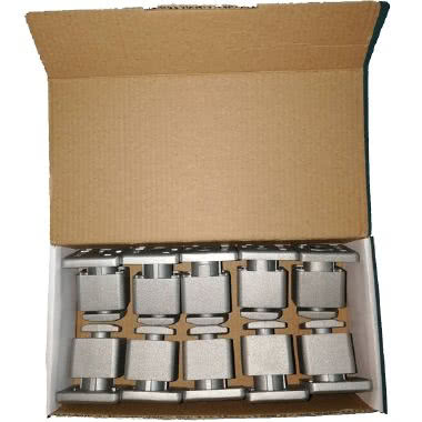 MPU-P3052 Morsetto UNIVERSALE PREASSEMBLATO fissaggio moduli, uso da CENTRALE o TERMINALE, colore ALLUMINIO, spessori moduli ammessi 30mm-50mm product photo Photo 04 3XL