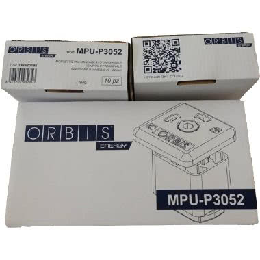 MPU-P3052 Morsetto UNIVERSALE PREASSEMBLATO fissaggio moduli, uso da CENTRALE o TERMINALE, colore ALLUMINIO, spessori moduli ammessi 30mm-50mm product photo Photo 06 3XL