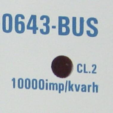 CONTAX D-0643 BUS Contatore trifase energia (Bidirezionale) attiva e reattiva, 4 Moduli, Comunicazione MODBUS, 6A, inserzione con TA, display digitale product photo Photo 05 3XL