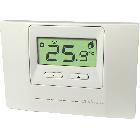 NEO ML + BIANCO Termostati digitali da parete, funzionamento riscaldamento/condizionamento, due livelli impostabili, Alim. 2 batterie 1.5V product photo