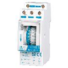 INCA DUO QRD Interruttore orario elettromeccanico 2 moduli DIN, giornaliero, riserva 100 ore, 230V product photo