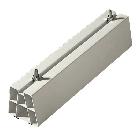 SPE 450/2P Base di supporto a pavimento lunghezza 450 mm, sezione 100x100 mm, compl. di viti e vibroflex adesivo, RAL1013, portata MAX 400 Kg product photo