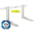 MB 100/420 LIV, staffa supporto NON PREMONTATA per unità esterne, certificata TUV,con BARRA per regolazione e livella, portata massima a coppia 100kg product photo