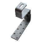 SS-DC-Z Staffa in ACCIAIO ACCAIO ZINCATO A CALDO per tegole DOPPIO COPPO, spessore 6mm product photo