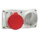 
PRIMA presa fissa interbloccata orizzontale compatta 3P+T 16A 380-415V 50-60Hz 6h IP55
 product photo Photo 01 2XS