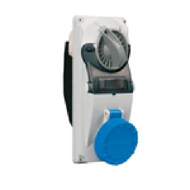 
topTER presa fissa interbloccata con base portafusibili per installazione da quadro 2P+T 32A 200-250V 50-60Hz 6h IP66/IP67
 product photo Photo 01 3XL