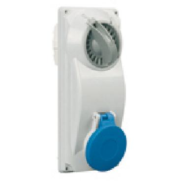 
topTER presa fissa interbloccata per installazione da quadro 2P+T 16A 200-250V 50-60Hz 6h IP44
 product photo Photo 01 3XL