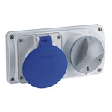 
PRIMA presa fissa interbloccata orizzontale compatta 2P+T 16A 200-250V 50-60Hz 6h IP44
 product photo Photo 01 3XL