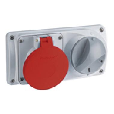 
PRIMA presa fissa interbloccata orizzontale compatta 3P+N+T 32A 200/346-240/415V 50-60Hz 6h IP44
 product photo Photo 01 3XL