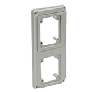 
topTER flangia per il montaggio di 2 prese fisse industriali topter o calotte per prese civili IP66/IP67
 product photo Photo 01 3XL