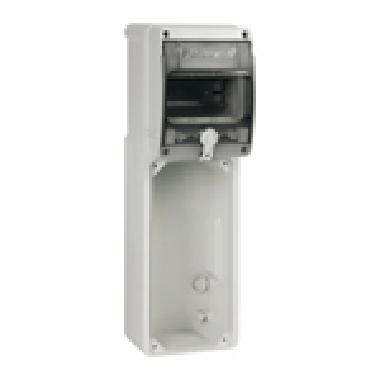 
topTER quadro da parete con portella trasparente 5 moduli din per 1 presa interbloccata IP66
 product photo Photo 01 3XL