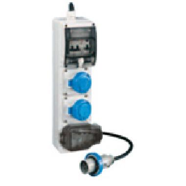 QUADRO PER CANTIERE TIPO ASC 2 PRBL 16A 2P 1 PR.CIV. IP66 TOPTER product photo Photo 01 3XL