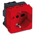 
domoTER STANDARD ITALIANO/TEDESCO UNEL PRESA FISSA ROUGE SICUREZZA10/16A 250V 2P+T P11-P17 P30 PIN DISTANZA 19/26 2MODULO
 product photo