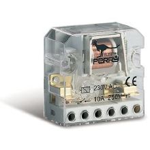 Rel&egrave; impulsi elettromeccanico 1 contatto 2 sequenze 230V CA ad incasso product photo