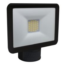 Rilevatore di movimento con faretto a LED 10W, colore nero - IP54 product photo