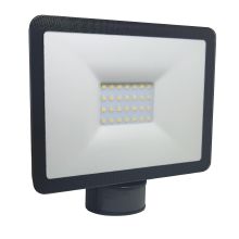 Rilevatore di movimento con faretto a LED 20W, colore nero - IP54 product photo
