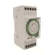 Interruttore orario settimanale a cavalieri con riserva dicarica - 2 DIN product photo Photo 01 2XS