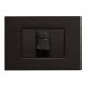 Dimmer 1 modulo con tasto nero da incasso per serie civili product photo Photo 03 2XS