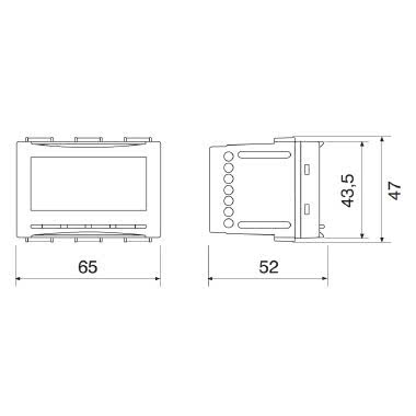 Cronotermostato settimanale ad incasso 230V serie NEXT product photo Photo 04 3XL