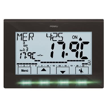 Cronotermostato digitale settimanale a menù 230V serie “NEXT” colore antracite product photo Photo 02 3XL