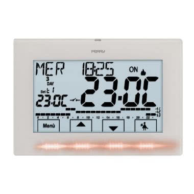 Cronotermostato digitale settimanale a menù 230V serie “NEXT” colore bianco product photo Photo 04 3XL