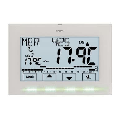 Cronotermostato digitale settimanale a menù 230V serie “NEXT” colore bianco product photo Photo 05 3XL