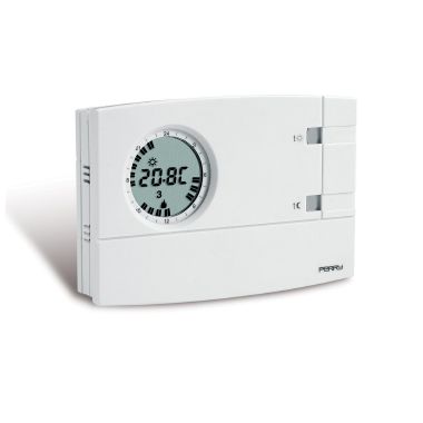 Cronotermostato analogico digitale giornaliero 3V serie “EASY” colore bianco product photo Photo 01 3XL