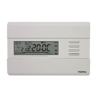 Cronotermostato digitale a menù 3V serie “SLIM” colore bianco product photo Photo 01 3XL