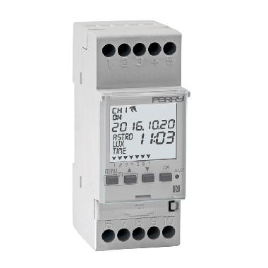 Interruttore orario astronomico NFC 2DIN 1 canale product photo Photo 01 3XL