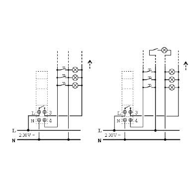 Interruttore temporizzato per scale modulare 1 DIN product photo Photo 02 3XL
