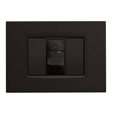 Dimmer 1 modulo con tasto nero da incasso per serie civili product photo Photo 03 3XL