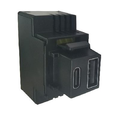 ALIMENTATORE USB A-C 20W 3A PD NERO product photo Photo 01 3XL