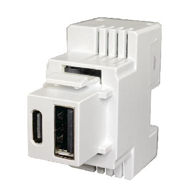 ALIMENTATORE USB A-C 20W 3A PD BIANC product photo Photo 01 3XL