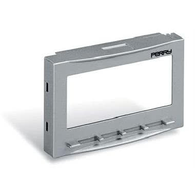 Frontalino di finitura Silver Lucido per cronotermostati serie “NEXT” product photo Photo 01 3XL