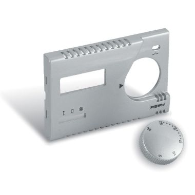 Frontalino e manopola di finitura Silver Lucido per termostati TE312/MC product photo Photo 01 3XL