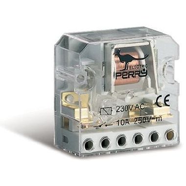 Relè impulsi elettromeccanico 1 contatto 2 sequenze 230V CA ad incasso product photo Photo 01 3XL