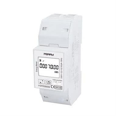 Contatore digitale di energia monofase 2 DIN product photo Photo 01 3XL