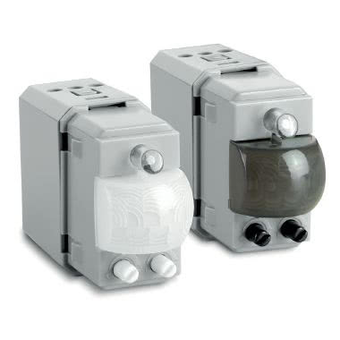Rilevatore di movimento 1 modulo per serie civili ad incasso lente antracite IP40 product photo Photo 02 3XL