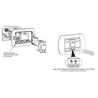 Rilevatore di movimento 1 modulo per serie civili ad incasso lente bianca IP40 product photo Photo 03 3XL