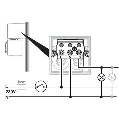 Rilevatore di movimento da parete a raggi infrarossi 'CUBE' - IP54 colore bianco product photo Photo 02 3XL