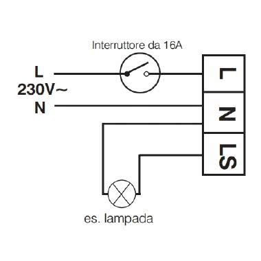 Rilevatore di movimento da parete a raggi infrarossi - IP44colore bianco product photo Photo 02 3XL