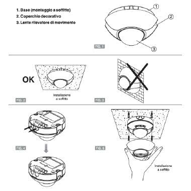 Sensori di presenza a raggi infrarossi da soffitto – IP20 product photo Photo 03 3XL