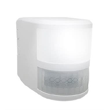 Rilevatore di movimento da parete a raggi infrarossi con luce di cortesia crepuscolare a LED - IP54 product photo Photo 01 3XL