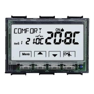 Modulo neutro termostato digitale da incasso 230V serie “NEXT” Soft Touch product photo Photo 01 3XL