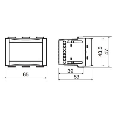 Termostato digitale ad incasso 230V serie “MOON” TOUCH SCREEN product photo Photo 03 3XL